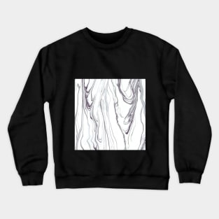 White Marble - Aesthetic Print Crewneck Sweatshirt